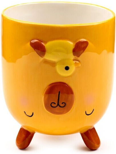Puckator Upside Down Becher Keramik Braun 550ml