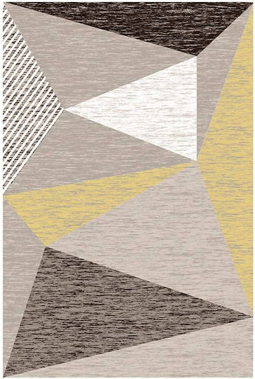 Sidirela Karmen Anti-slip Rug Rectangular Grey / Brown