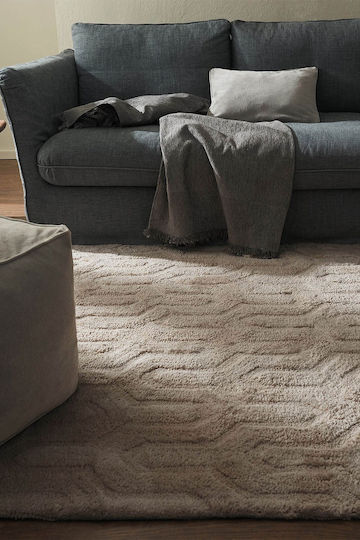 Gofis Home Soft Противоплъзгащо Килим Правоъгълена Soft Brown 804/06