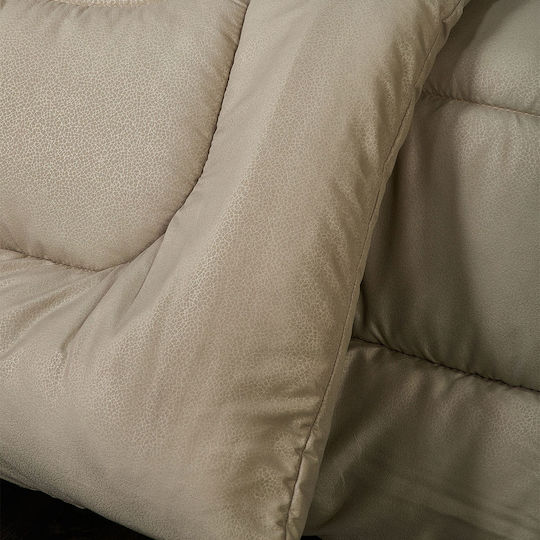 Whitegg Bettdecke Großes Doppelbett mit Microfiber-Füllung 220x240cm ΠΑΠ96 1 Terracotta