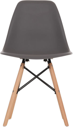 Twist Pp Stühle Speisesaal Grey 4Stück 46x50x82cm