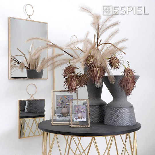 Espiel Metallischer Fotorahmen mit Goldenem Rahmen