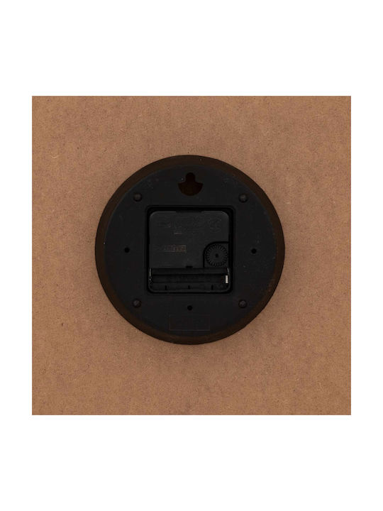 Atmosphera Ivana Silent Wooden Black Wall Clock Ø55cm