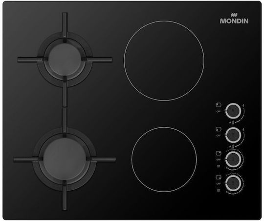 Mondin VD602BNEV Natural Gas & Electric Cooktop Autonomous 60x51εκ.