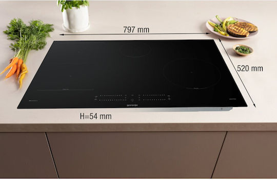 Gorenje Επαγωγική Εστία Αυτόνομη 79.5x52εκ.