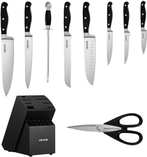 Vevor Knife Set with Base of Stainless Steel 15 Pieces