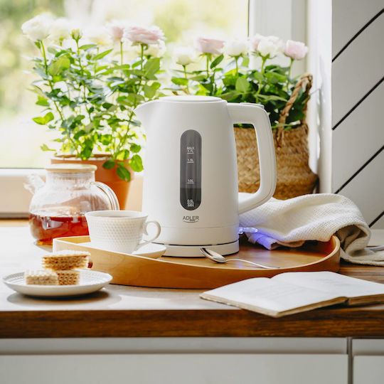 Adler Kettle 1.7lt 1379W White