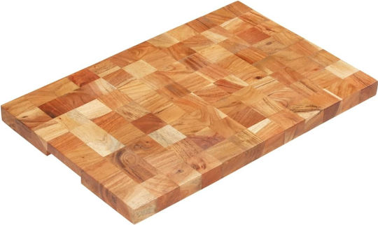 vidaXL Suprafață de Tăiere Lemnoasă Maro 40x30cm 1buc