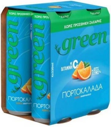 Зелена оранжада без газировка 330мл 4 опаковки