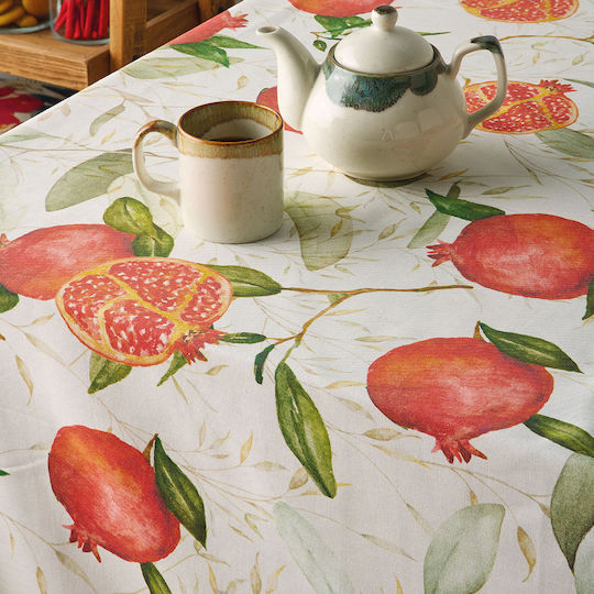 Kentia Tablecloth Granada Red-green 160x230cm