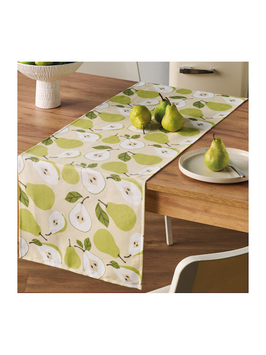 Kentia Runner Set 2pcs Pirum Beige - Green - Ecru 45x140cm
