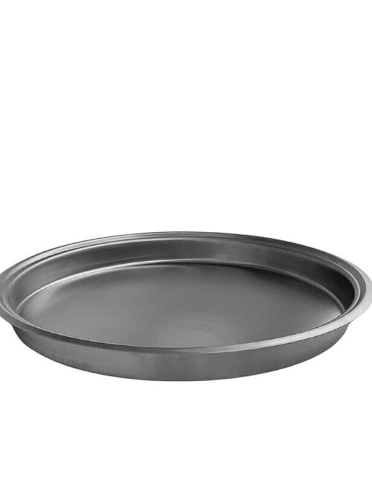 Cook-Shop Ταψί Στρογγυλό από Ανοξείδωτο Ατσάλι 30cm