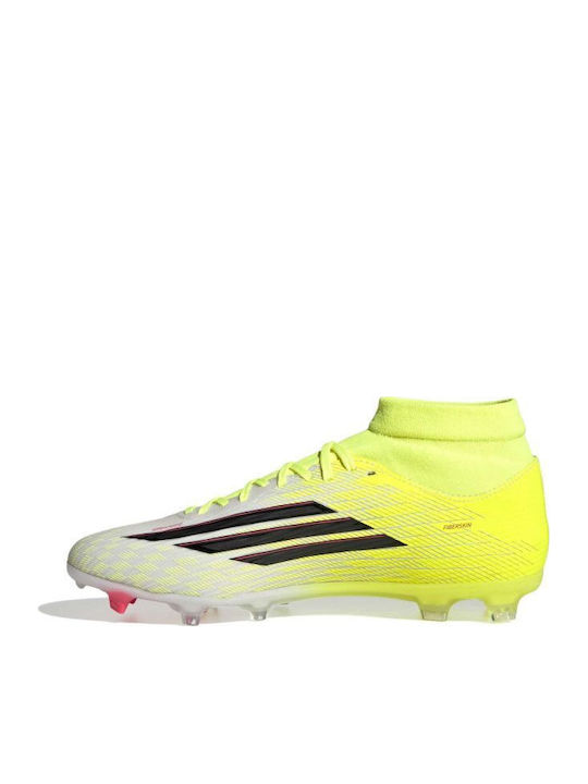 adidas F50 League Mid FG/MG Fußballschuhe mit Stollen Gelbe