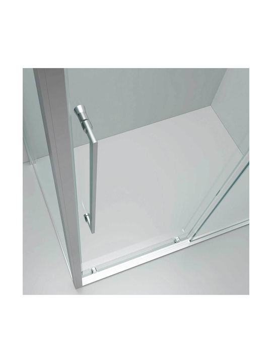 Devon Разделител на верандата Душ с Плъзгащи се Врата 97-100x200см Chrome