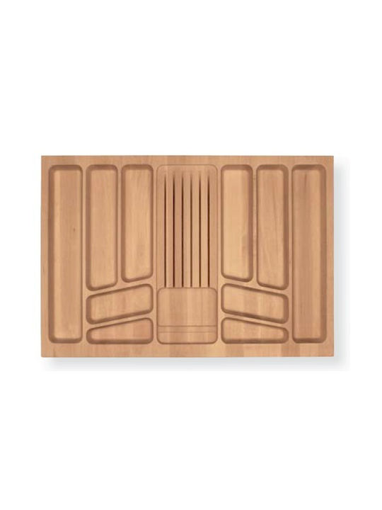 Barredo Wooden Drawer Cutlery Tray 60x48x6cm Brown