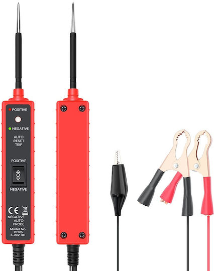 Tester Multifuncțional Portabil Circuite Auto 6v-24v Dc Cablu 5 Metri Protecție Supratensiune 8a Test Polaritate