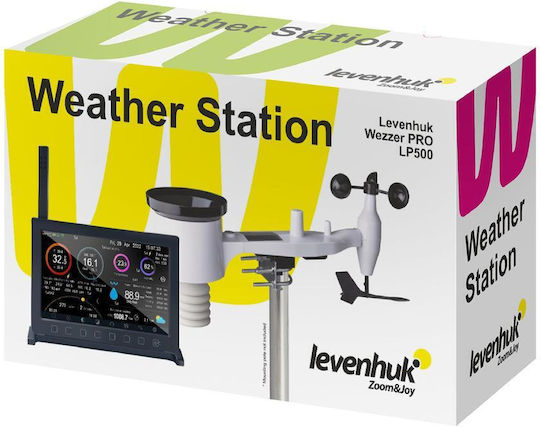 Levenhuk Wezzer Pro Lp500 Wireless Digital Weather Station Tabletop Black
