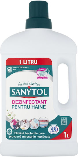 Sanytol Flüssig Waschmittel für Weiße Kleidung 1lt 1cm