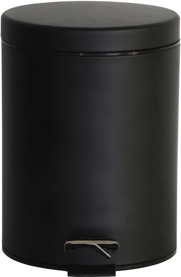 Homely Badezimmer Mülleimer Classic Soft Close 5lt Matt Schwarz