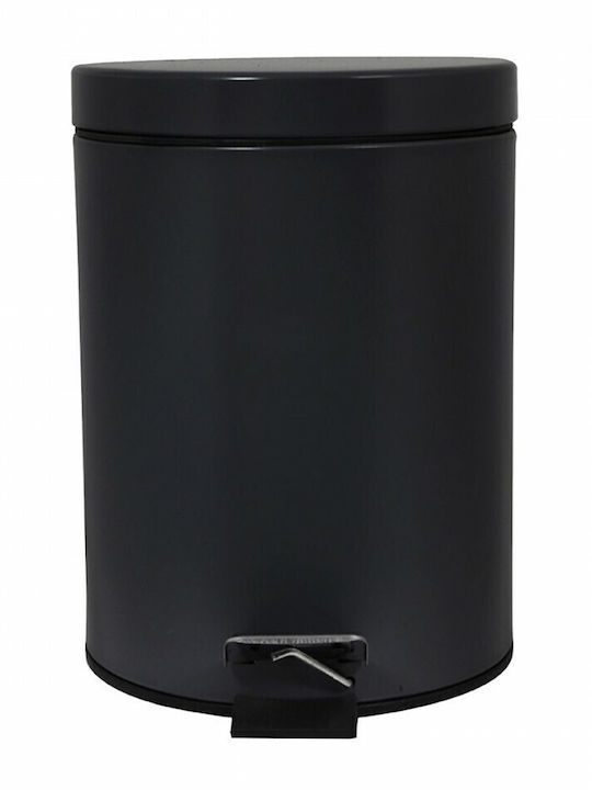 Bathroom Bin Classic Soft Close 12lt Matte Black