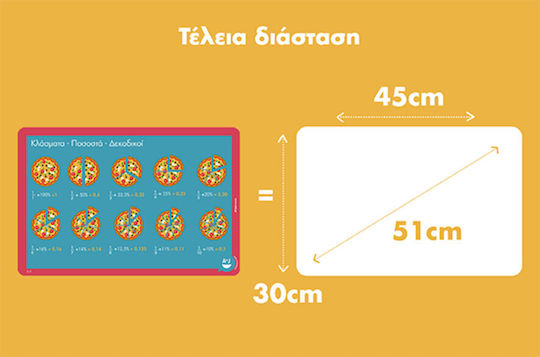 Educational Placemat Heroes of the Revolution 30x45cm Spp-heroes-w24