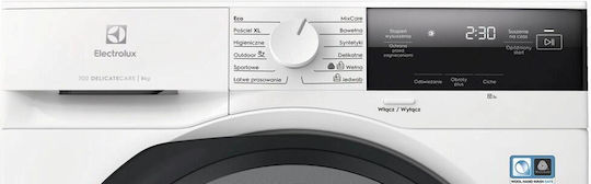 Electrolux EW7DX385AP Στεγνωτήριο 8kg με Αντλία Θερμότητας