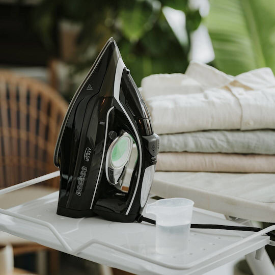 Adler Steam Iron 3000W with Ceramic Plate and Continuous Steam Supply 65g/min