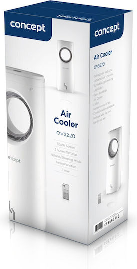 Concept Bladeless Fan 80W with Remote Control White