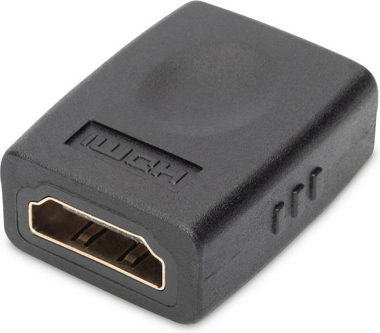 Digitus Hdmi Adapter 4k 3d Capable Ethernet Black