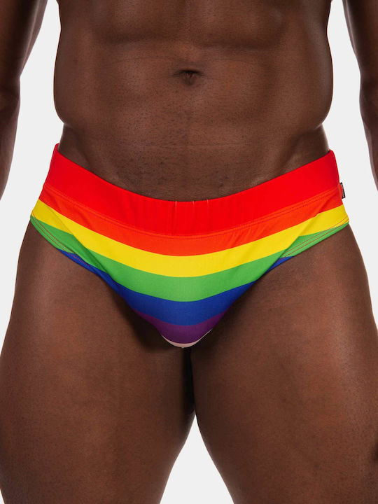 Ανδρικό Μαγιό Slip Rainbow - Πολύχρωμο