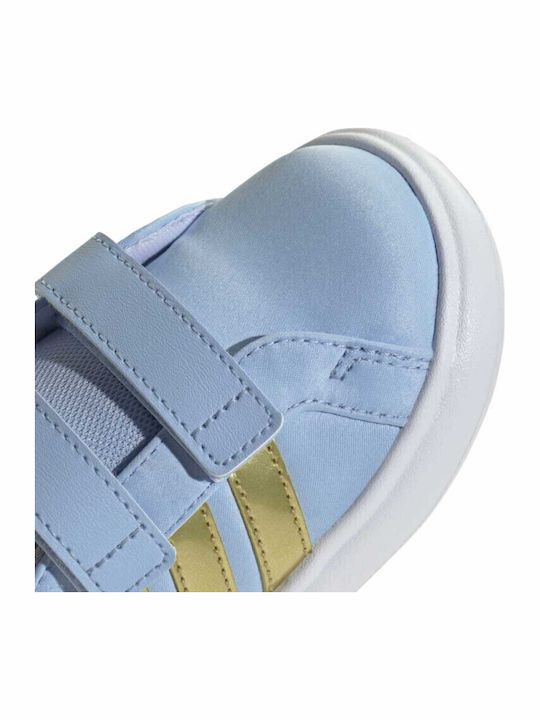 Grand Court Grand Court Kids Sneakers with Scratch Light Blue