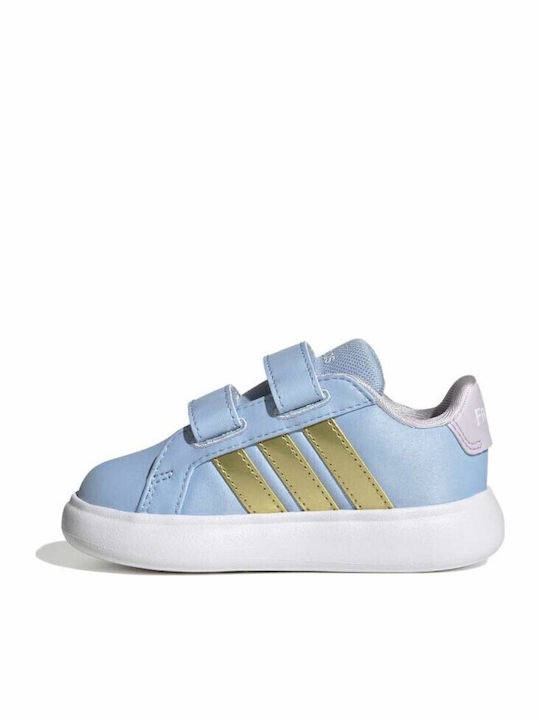Grand Court Grand Court Kids Sneakers with Scratch Light Blue