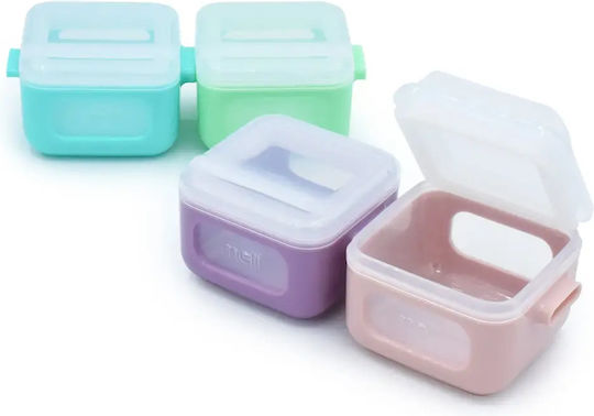 Melii Plastik Kinder Lebensmittelbehälter Mehrfarbig