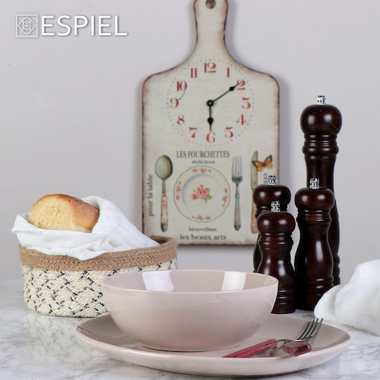 Espiel Salz- und Pfeffermühlen-Set Holz Keramik Mühle 16cm Verpackung 4 Stück
