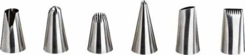 2 Μύτη για Κορνέ Ζαχαροπλαστικής Inox 6τμχ P4002 2 Μύτη για Κορνέ Ζαχαροπλαστικής Inox 6τμχ P4002