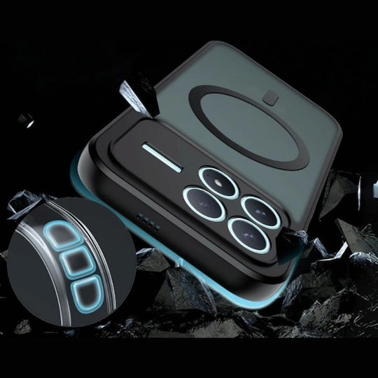 Tech-Protect Magmat Задна корица Силикон / Пластмаса 2мм Черен (Poco F8 Pro)