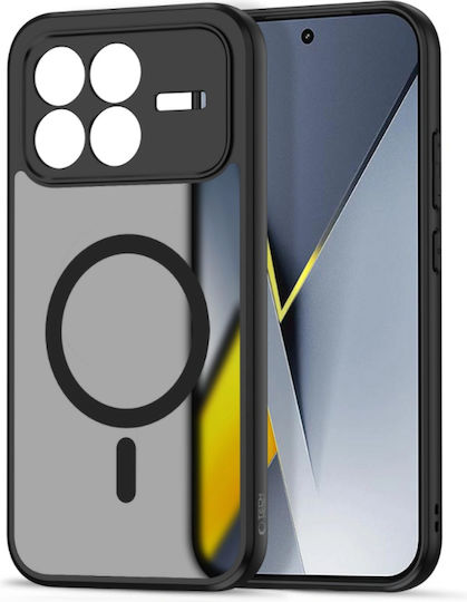 Tech-Protect Magmat Задна корица Силикон / Пластмаса 2мм Черен (Poco F8 Pro)