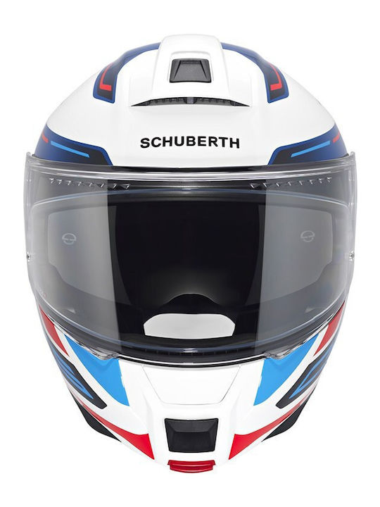 Schuberth C5 Omega White Motorradhelm Aufklappbar ECE 22.06 mit Pinlock