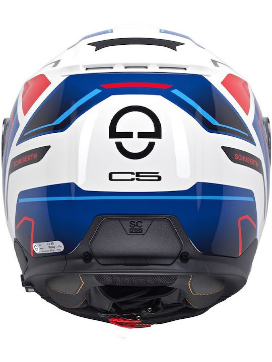 Schuberth C5 Omega White Motorradhelm Aufklappbar ECE 22.06 mit Pinlock