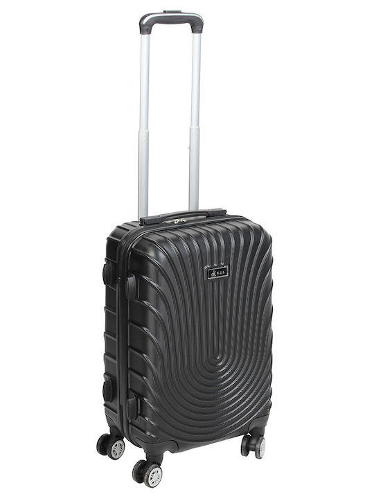 Keskor Medium Black Suitcase With 4 Wheels Height 57cm