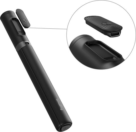 SmallRig 5291 - ST30 Селфи Стик Трипод За Мобилни Устройства Черен