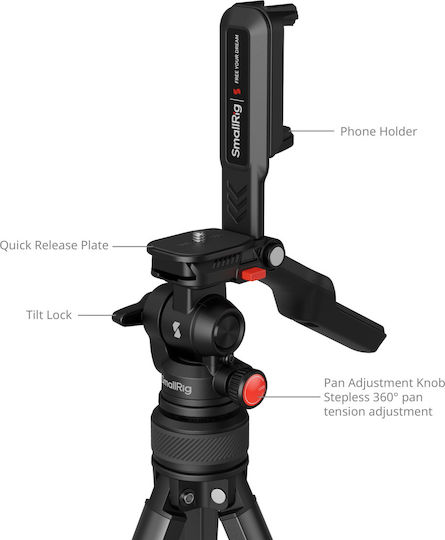 SmallRig 5473 Τρίποδο Κινητού Μαύρο