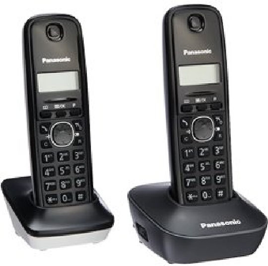 Panasonic KX-TG1612SP1 Cordless Phone Black/White