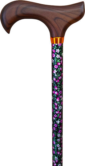 Baston Din Aluminiu Cu Înălțime Reglabilă Model Floral Garcia 423