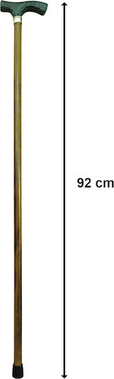 Baston Din Lemn De Fag Mâner Drept Verde Garcia 213