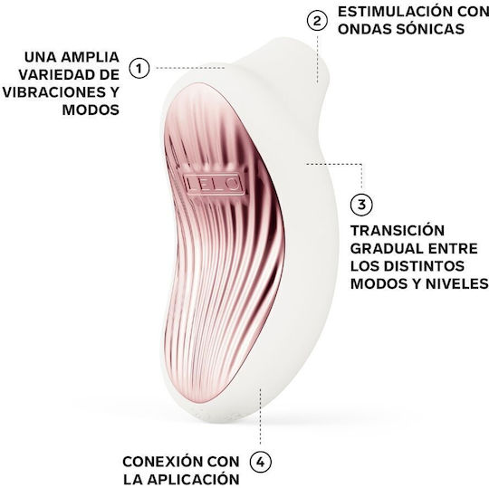 Lelo Sona 3 Clitoral Vibrator with Remote Control 11.2cm Flesh