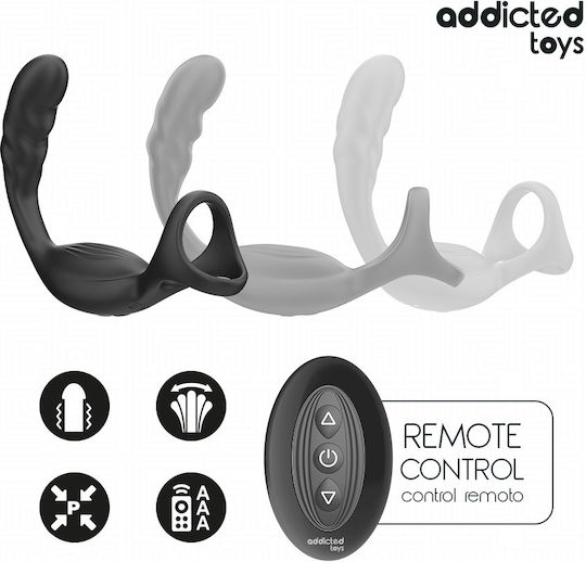 Addicted Toys Dual Prostatic Cock Ring Remote Control
