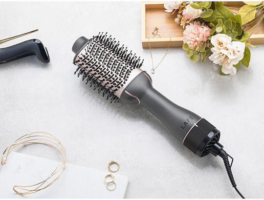 Lafe Ceramic Electric Hair Brush with Air for Curls 1200W