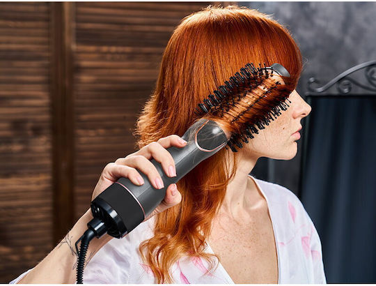 Lafe Ceramic Electric Hair Brush with Air for Curls 1200W