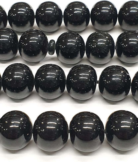 Roloi Komboloi Mastic Worry Beads with 33 Beads Black 36cm